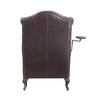ACME Pino Vintage Brown Top Grain Leather Accent Chair Model AC02994