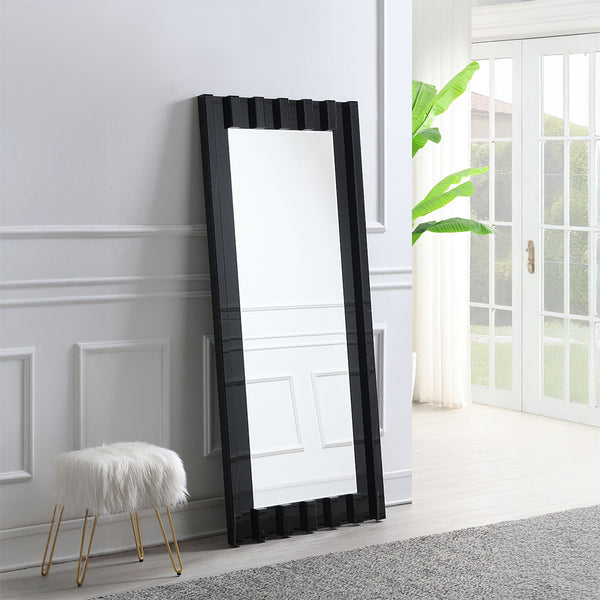 ACME Dara Black Floor Mirror Model AC03021