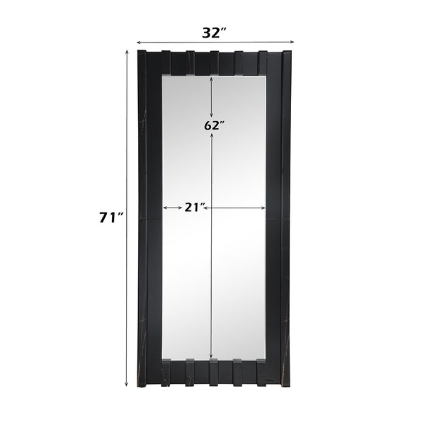 ACME Dara Black Floor Mirror Model AC03021