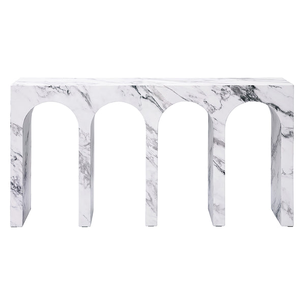 ACME Fritzy Engineered Stone Console Table Model AC03129