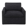 ACME Naveen Dark Gray Fabric Swivel Chair with Pillow Model AC03143