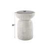 ACME Dylana Natural Gray Accent Table Model AC03781