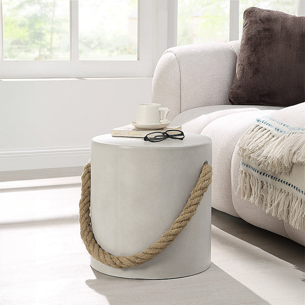 ACME Gene Natural Gray Accent Table Model AC03784