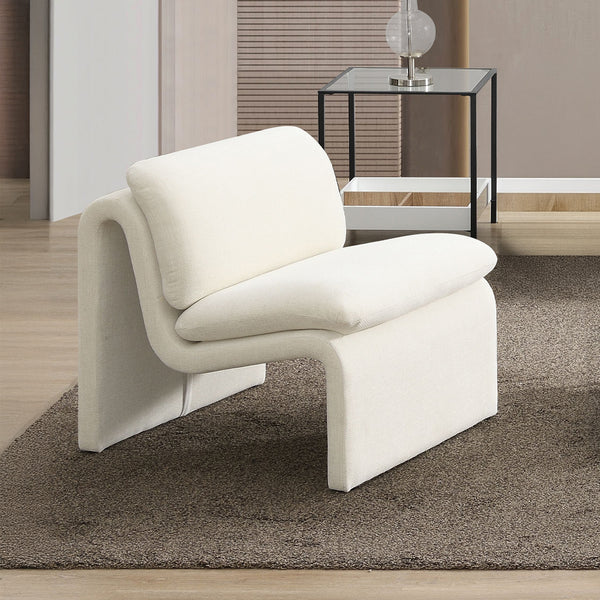 ACME Jaeda Ivory Boucle Accent Chair Model AC04552