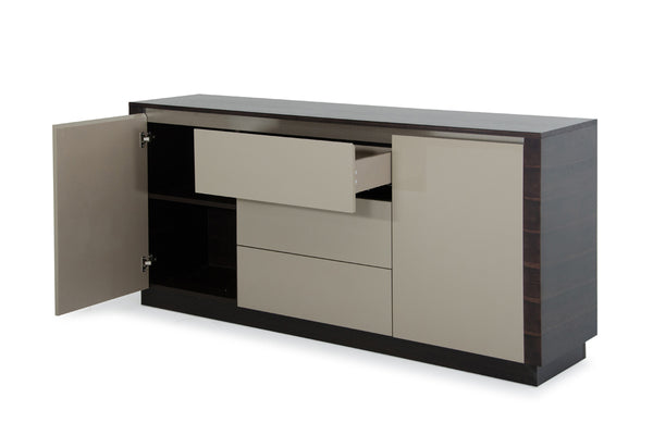 A&X Caligari Modern Oak & Grey Gloss Buffet Model VGUNAC642-183