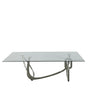 Modrest Adelaide Modern Stainless Steel & Glass Dining Table Model VGVCT1301S