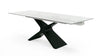 Modrest Adler Modern Black Glass Extendable 63" | 94 5" Dining Table Model VGYF-DT8941-BLK-DT