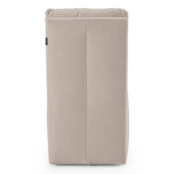 Modrest Adrian Modern Beige Fabric Dining Chair With Castor Wheels Model VGKK-KF-Y1066-BGE