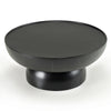 Modrest Akron Modern Black & White Faux Marble Round Coffee Table Model VGVC-CT25099