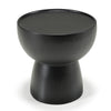 Modrest Akron Modern Black & White Faux Marble Round End Table Model VGVC-ET25099