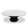 Modrest Alberta Modern Black And White Ceramic Extendable 59" | 86 5" Oval Dining Table Model VGYF-DT8951-BLK-DT