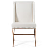 Modrest Alexia Modern White & Rosegold Dining Chair Model VGVCB8356-WHT