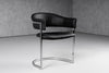 Modrest Allie Contemporary Black Leatherette Dining Chair Model VGVCB859A-BLK