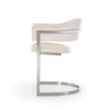 Modrest Allie Contemporary White Leatherette Dining Chair Model VGVCB859A-WHT