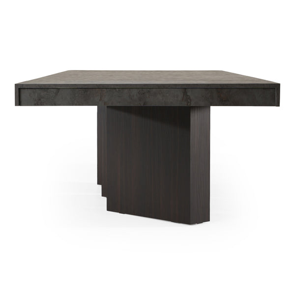 Amsterdam Modern Grey Volcano & Eucalyptus Oak Dining Table