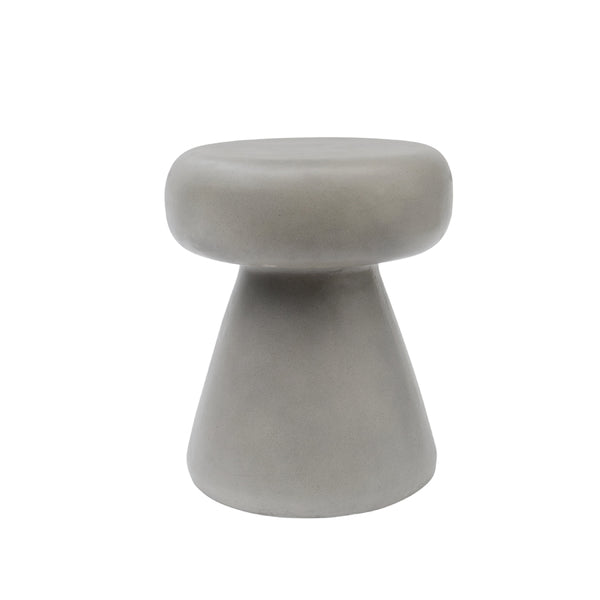 Modrest Boyd Modern Grey Concrete Round Stool Model VGLBANA-STR-02