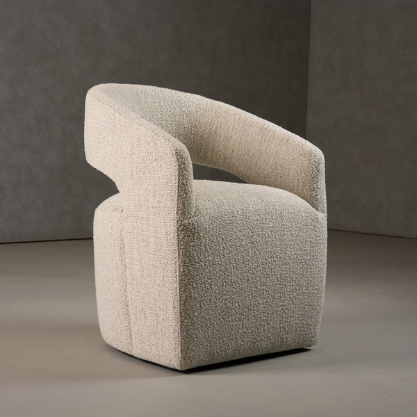 Modrest Angie Modern Beige Fabric Dining Chair Model VGKK-KFY1230-BEI-CH