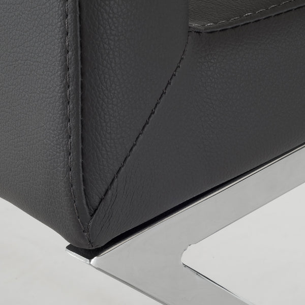 Angora Modern Grey Dining Chair (Set Of 2) Model VGHR3168-GRY