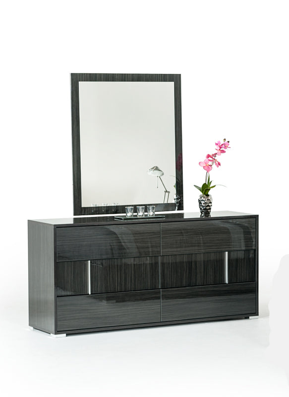 Ari Italian Modern Grey Dresser