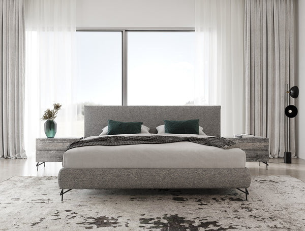 Nova Domus Aria Italian Modern Multi Grey Queen Bedroom SetModel VGAC-ARIA-BED-SET-Q
