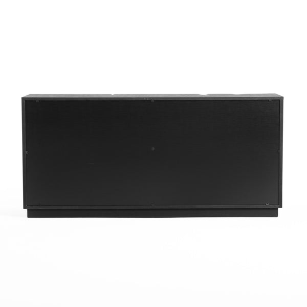 Modrest Aspen Modern Matte Brown Ash & Silver Dresser Model VGVCJ1801-DRS