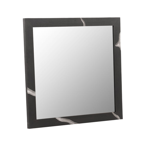 Modrest Aspen Modern Matte Brown Ash & Silver Mirror Model VGVCJ1801-M-BRN