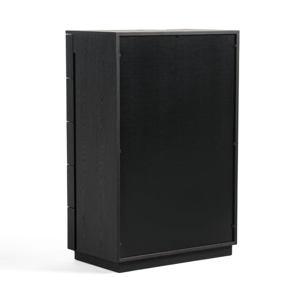 Modrest Aspen Modern Matte Brown Ash & Silver Chest Model VGVCJ1801-5H