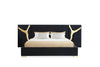 Modrest Aspen Queen Modern Black & Gold Bed With Nightstands Model VGVCBD1801-BLK-BED-2NS-SET-Q