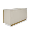 Modrest Auer Mid Century Modern Cream Ash & Gold Buffet Model VGGMW-1603A-CRM