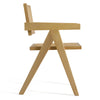 Modrest Aurora Modern Light Rattan And Natural Ash Dining Arm Chair Model VGCS-ACH-21026