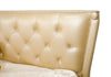 California King Monica Modern Champagne Leather Bed Model VGUNAW227-180-CK