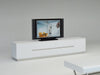 Skyline Modern White Crocodile TV Stand