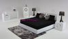A&X Ovidius Modern White Crocodile Lacquer Bed Model VGUNAW223-180