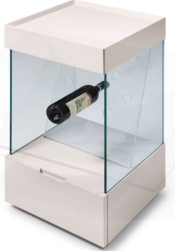 Modrest Vine Contemporary White Wine Shelf Model VGWCB123-WHT