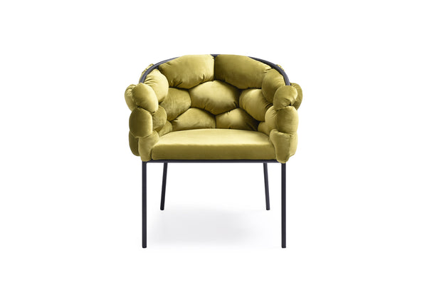 Modrest Debra Modern Green Fabric Dining Chair Model VGVCB202-GRN