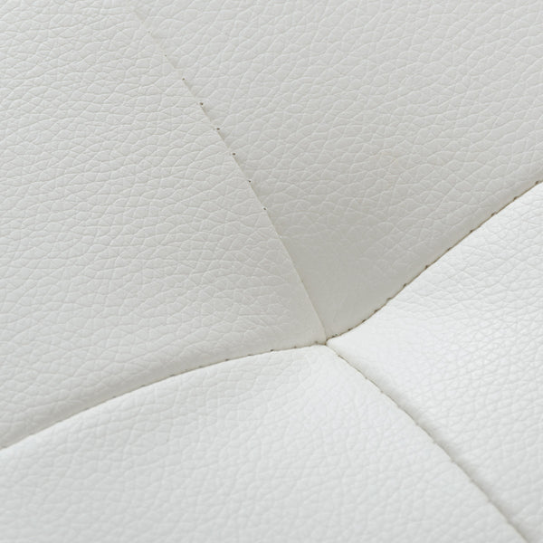 Click Modern White Leatherette Dining Chair (Set Of 2) Model VGVCB808-WHT