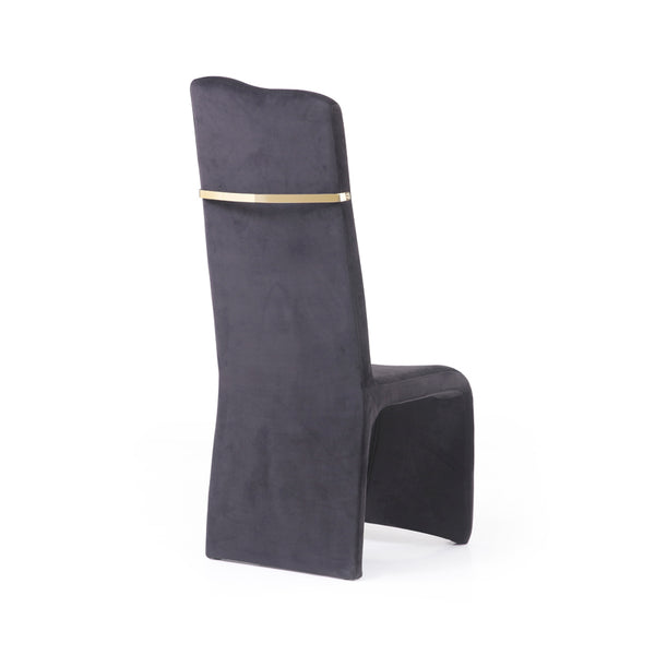 Modrest Sapphire Modern Black & Gold Dining Chair (Set Of 2) Model VGVCB8341R-BLK