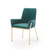 Modrest Robin Modern Green Velvet & Gold Dining Chair Model VGVCB8366-GRNGLD
