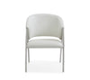 Modrest Rabia Modern White Leatherette Accent Chair Model VGVCB899A-WHT