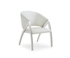 Modrest Rabia Modern White Leatherette Accent Chair Model VGVCB899A-WHT