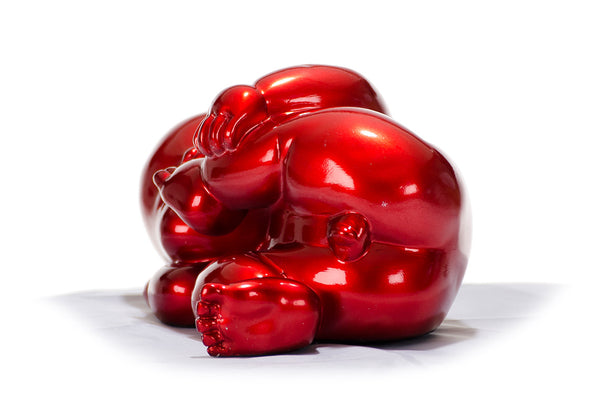 Xd0054 Modern Red Baby Playing Sculpture Model VGTH-XD0054-RED