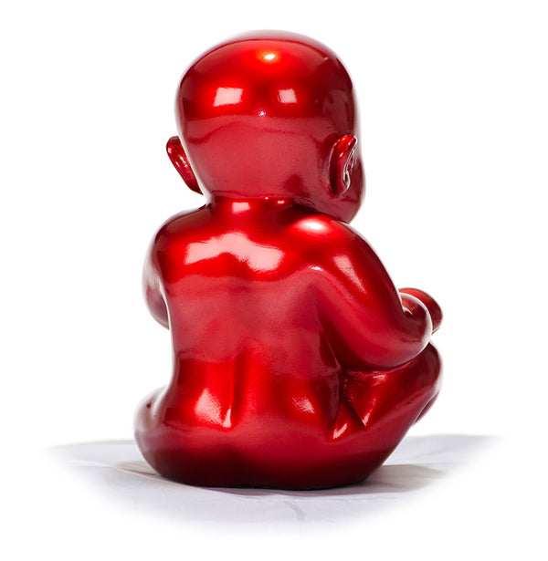 Xd00584 Modern Red Baby Sitting Sculpture Model VGTH-XD00584-RED