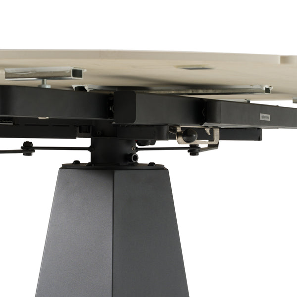 Modrest Barela Modern Black And White Ceramic Extendable 35 5" | 53" Dining Table Model VGYF-DT8949-BLK-DT