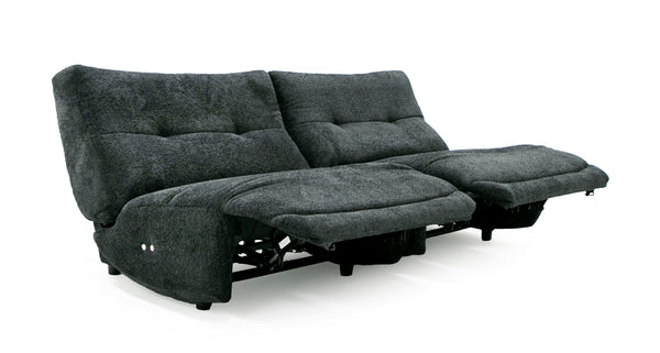 Divani Casa Basil Modern Dark Grey Fabric Large Electric Recliner Chair Model VGSX-22056-RCLNR-LRG-EMBONY