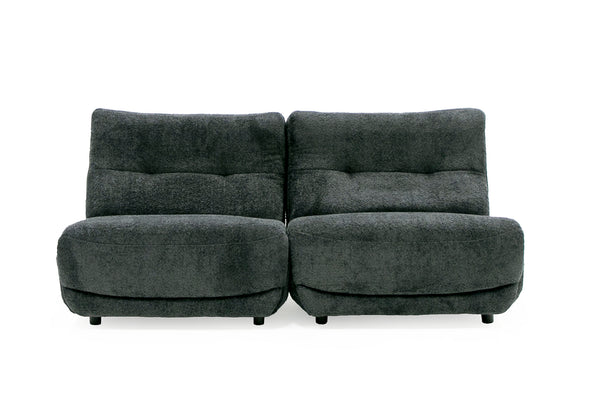 Divani Casa Basil Modern Dark Grey Fabric Large Electric Recliner Chair Model VGSX-22056-RCLNR-LRG-EMBONY