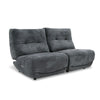 Divani Casa Basil Modern Dark Grey Fabric Small Electric Recliner Chair Model VGSX-22056-RCLNR-SML-EMBONY