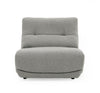 Divani Casa Basil Modern Grey Fabric Large Electric Recliner Chair Model VGSX-22056-RCLNR-LRG-SLATE