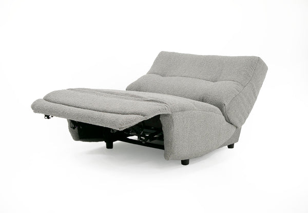 Divani Casa Basil Modern Grey Fabric Large Electric Recliner Chair Model VGSX-22056-RCLNR-LRG-SLATE