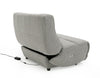 Divani Casa Basil Modern Grey Fabric Large Electric Recliner Chair Model VGSX-22056-RCLNR-LRG-SLATE