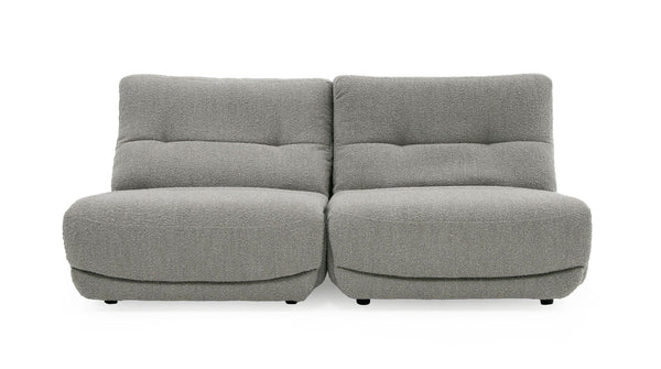 Divani Casa Basil Modern Grey Fabric Large Electric Recliner Chair Model VGSX-22056-RCLNR-LRG-SLATE